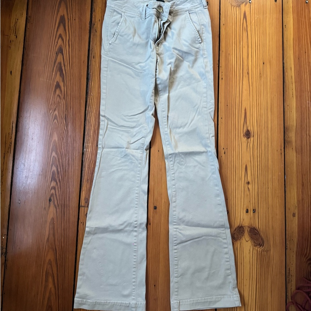 American Eagle Flared Khakis